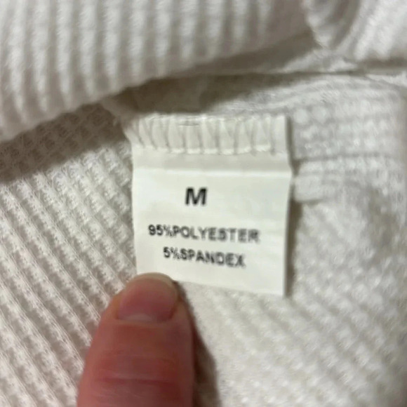 Rolling Stones White Waffle Long Sleeve size M - Picture 3 of 9